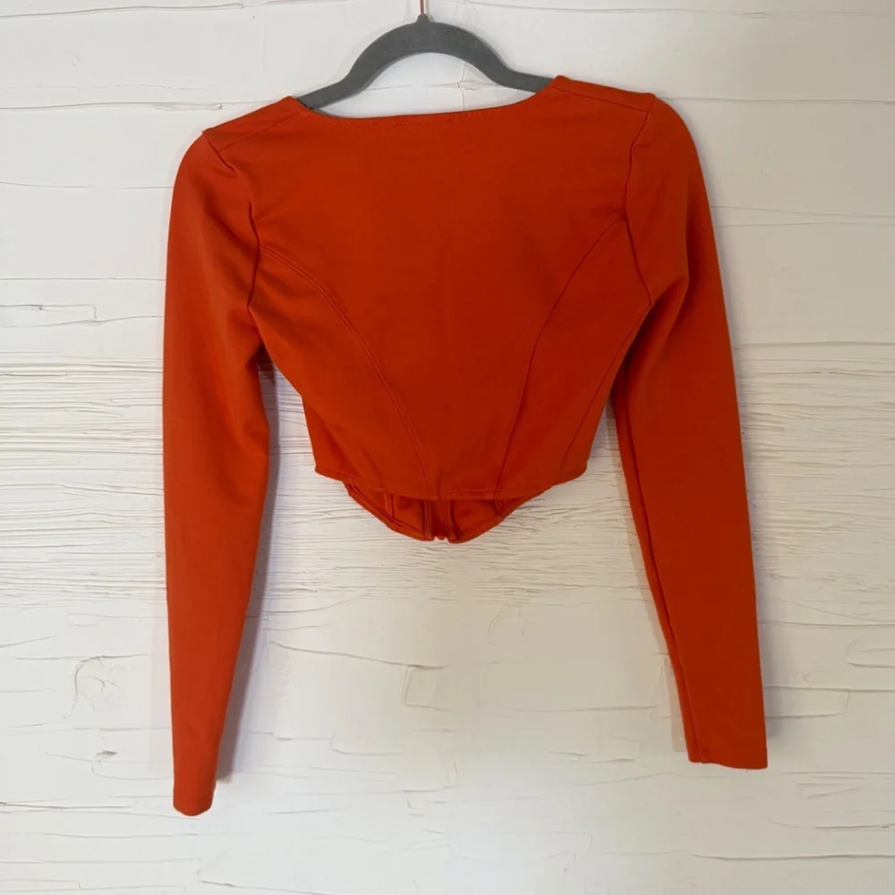 🎃 Sunday Best from Aritzia | Size Small | Maverick Bustier Longsleeve - Picture 3 of 5